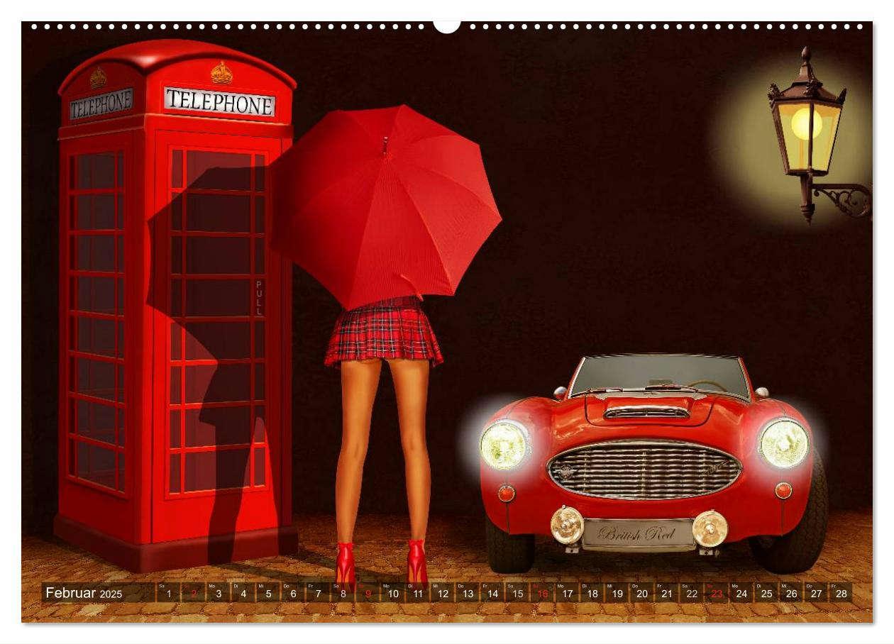 Bild: 9783435472925 | Oldtimer und Pin-Up Girls by Mausopardia (Wandkalender 2025 DIN A2...