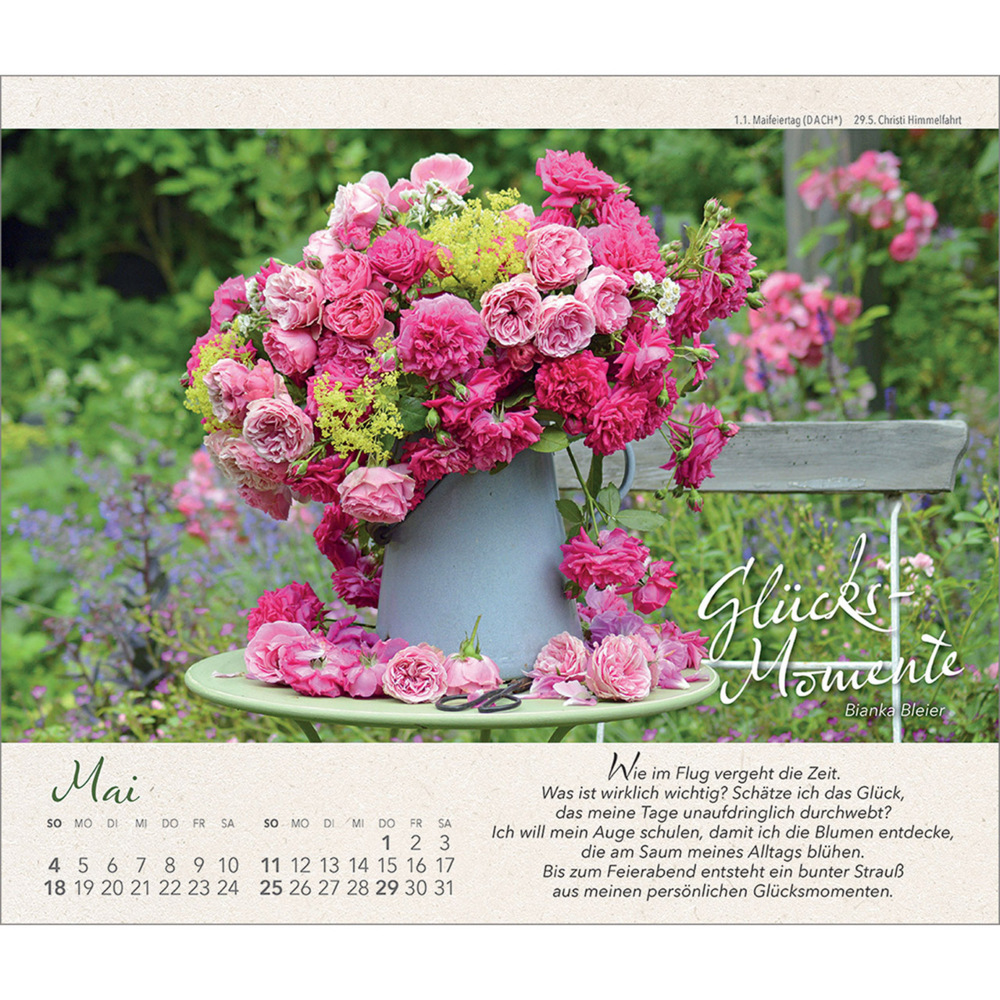 Bild: 9783754817353 | Wo Himmel und Erde sich zart berühren | Gartenkalender | Bianka Bleier