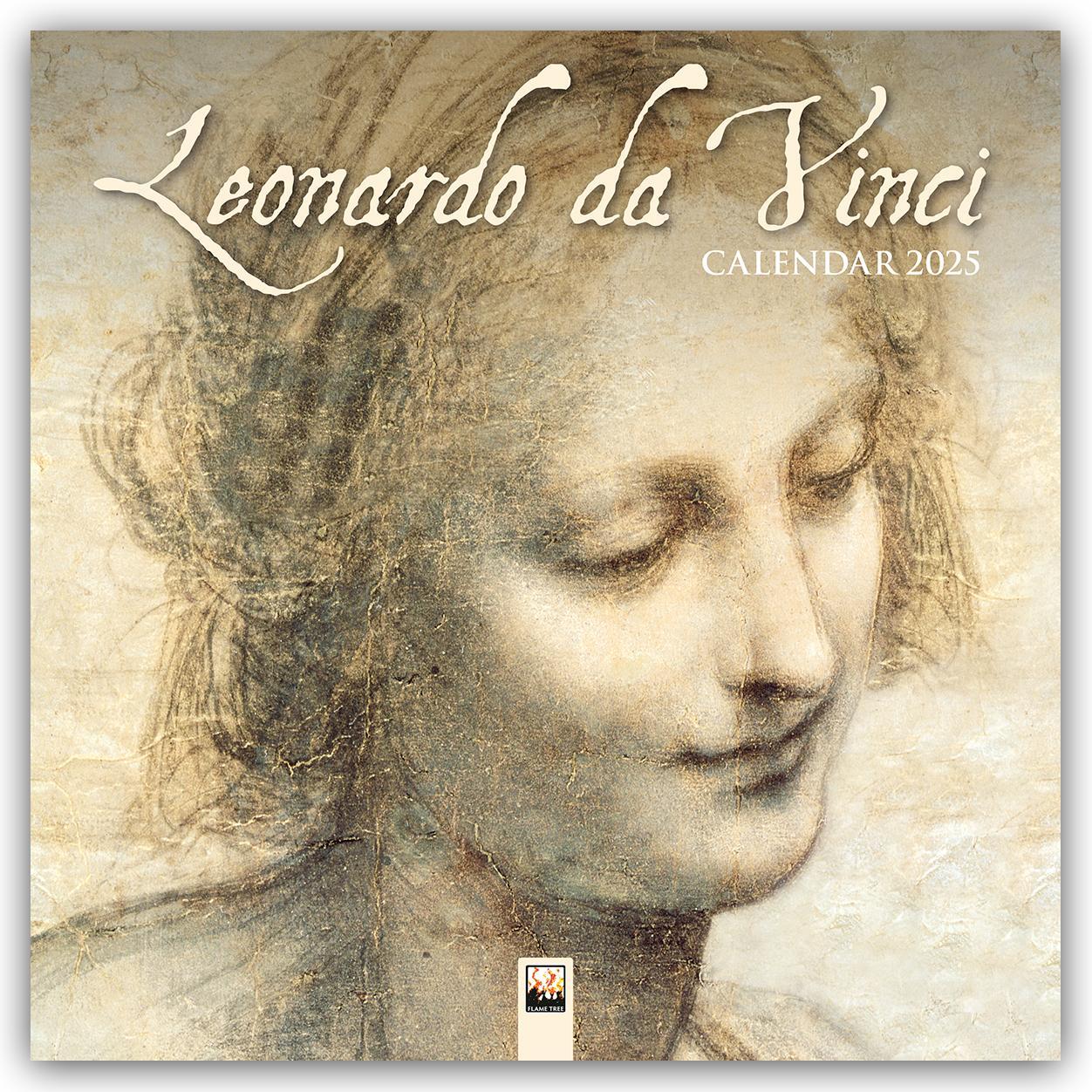 Cover: 9781835620229 | Leonardo da Vinci 2025 | Tree Flame | Kalender | 14 S. | Englisch