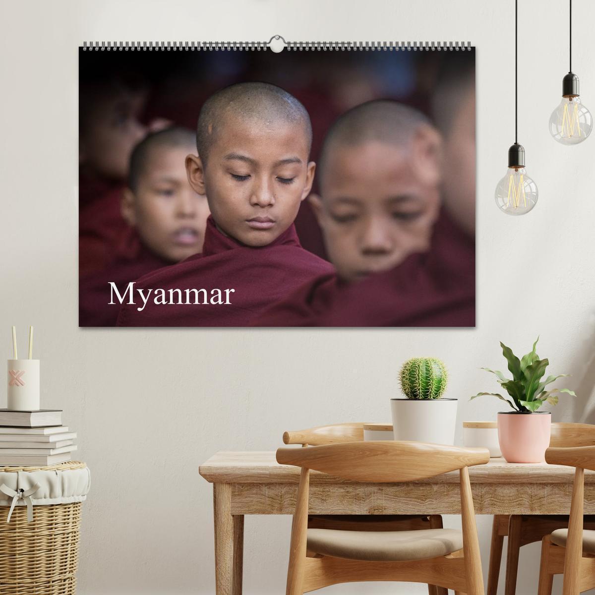 Bild: 9783435746644 | Myanmar 2025 (Wandkalender 2025 DIN A2 quer), CALVENDO Monatskalender