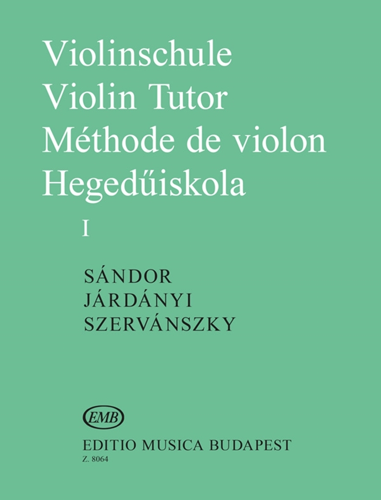 Cover: 9790080080641 | Violinschule Band 1 | Editio Musica Budapest | EAN 9790080080641