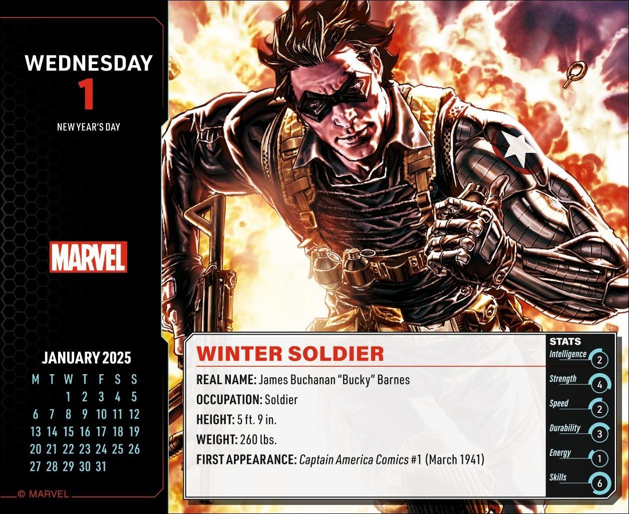 Bild: 9783840196775 | Marvel Comics Tagesabreißkalender 2025 | Kalender | Danilo | 320 S.