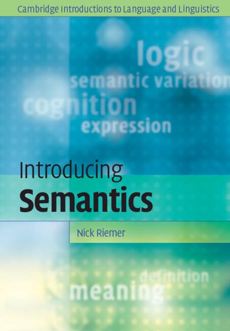 Cover: 9780521617413 | Introducing Semantics | Nick Riemer | Taschenbuch | 460 S. | Englisch