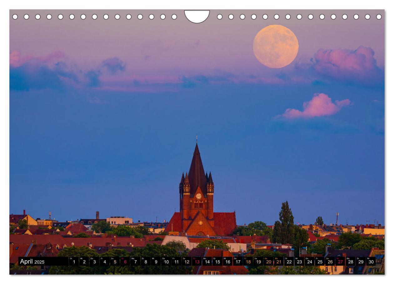 Bild: 9783435215119 | Halle-Luna - Mondsüchtig in Halle-Saale (Wandkalender 2025 DIN A4...