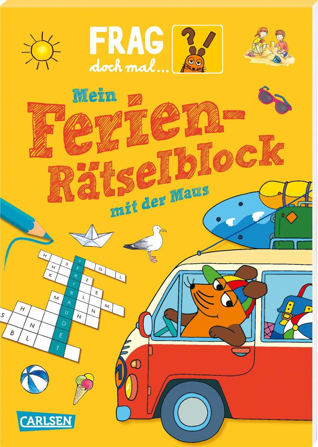 Cover: 9783551252425 | Frag doch mal ... die Maus!: Mein Ferien-Rätselblock mit der Maus