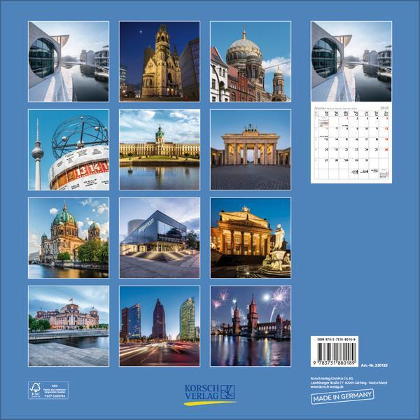 Bild: 9783731880189 | Berlin 2025 | Broschürenkalender mit Ferienterminen | Verlag Korsch