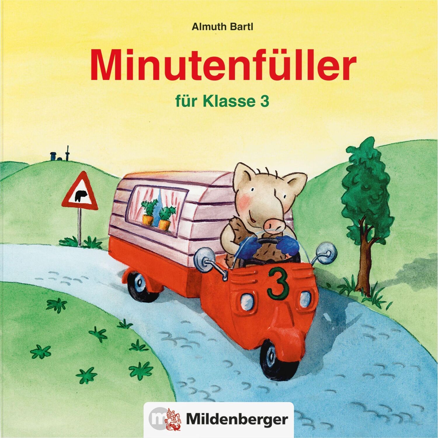 Cover: 9783619018567 | Minutenfüller Klasse 3 | 96 Aufgabenblätter mit Lösungen | Bartl