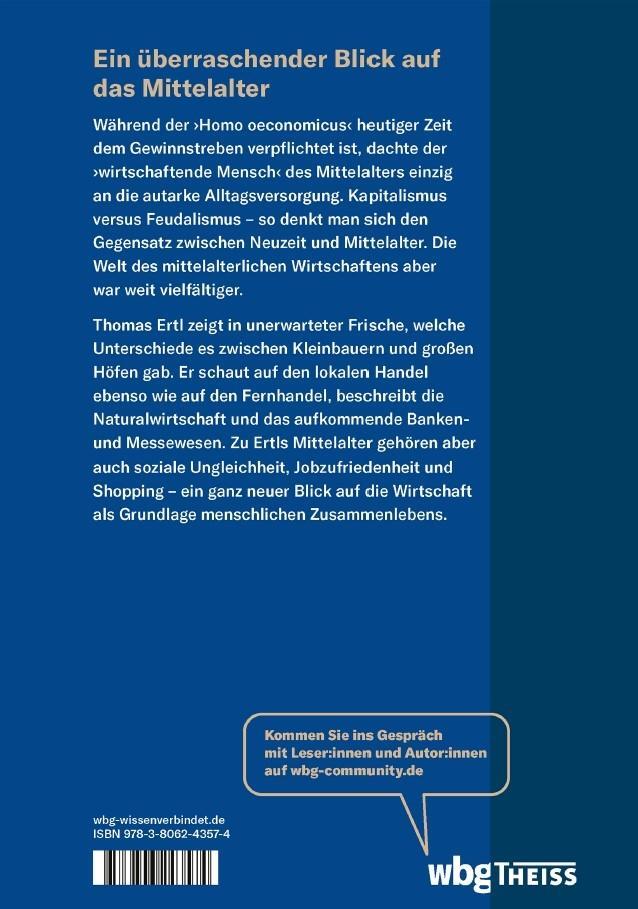 Rückseite: 9783806243574 | Bauern und Banker | Wirtschaft im Mittelalter | Thomas Ertl | Buch