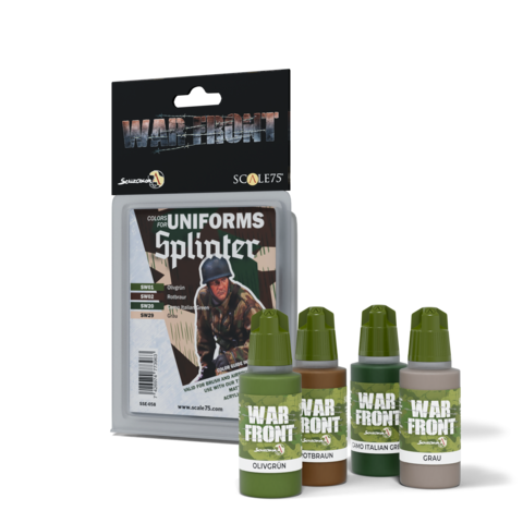 Cover: 7426974773963 | Paint Set Warfront SPLINTER | englisch | SCALE75 PAINTS