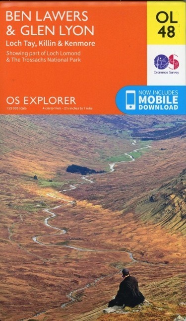 Cover: 9780319242872 | Ben Lawers &amp; Glen Lyon, Loch Tay, Killin &amp; Kenmore | Ordnance Survey