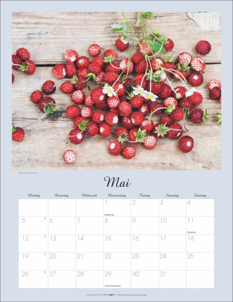 Bild: 9783839901465 | Beeren Kalender 2025 | Kalender | Spiralbindung | 14 S. | Deutsch