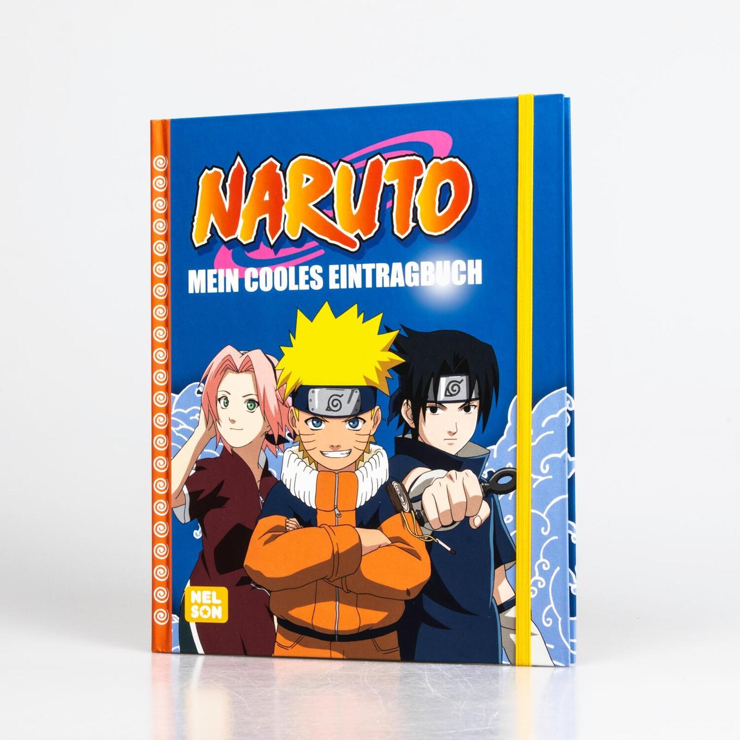 Bild: 9783845127118 | Naruto: Mein cooles Eintragbuch | Buch | Eintragbuch mit Gummiband