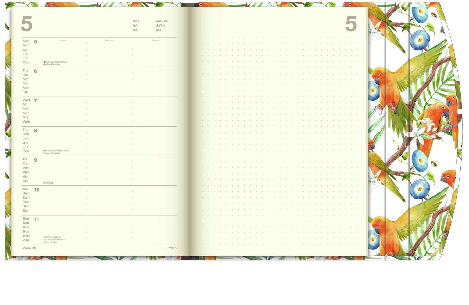 Bild: 4002725994684 | N NEUMANNVERLAGE - Jungle 2025 Diary, 16x22cm, Taschenkalender mit...