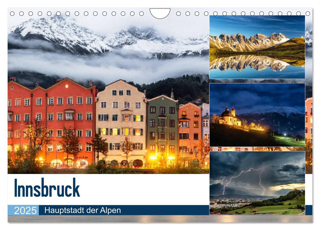 Cover: 9783435189984 | Innsbruck - Hauptstadt der Alpen (Wandkalender 2025 DIN A4 quer),...