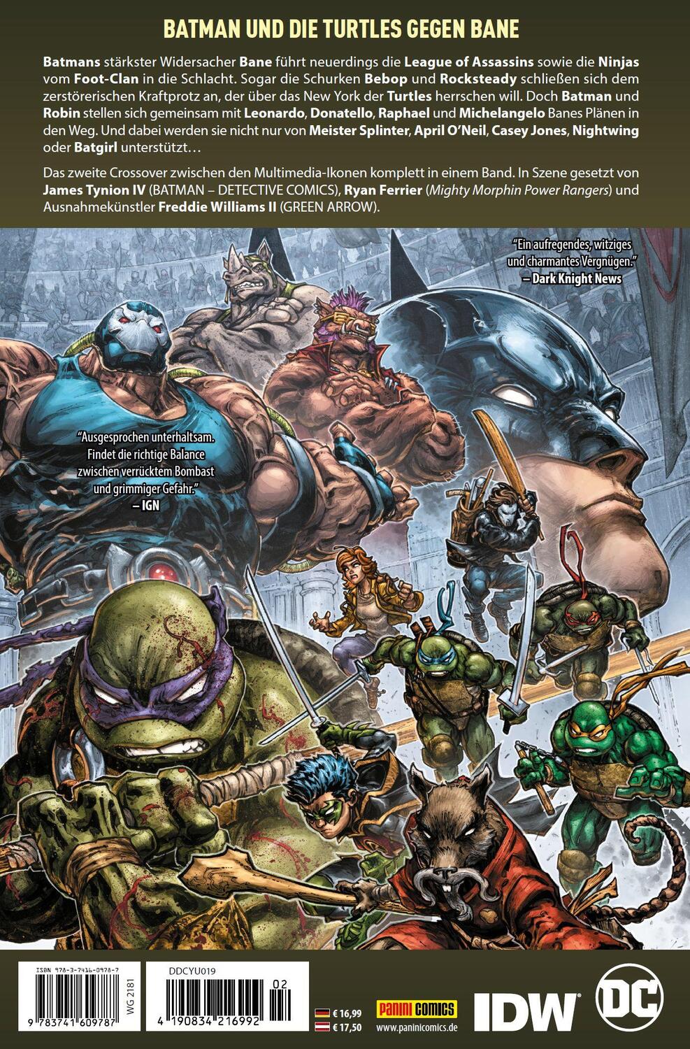 Rückseite: 9783741609787 | Batman/Teenage Mutant Ninja Turtles: Der Dunkle Ritter in New York