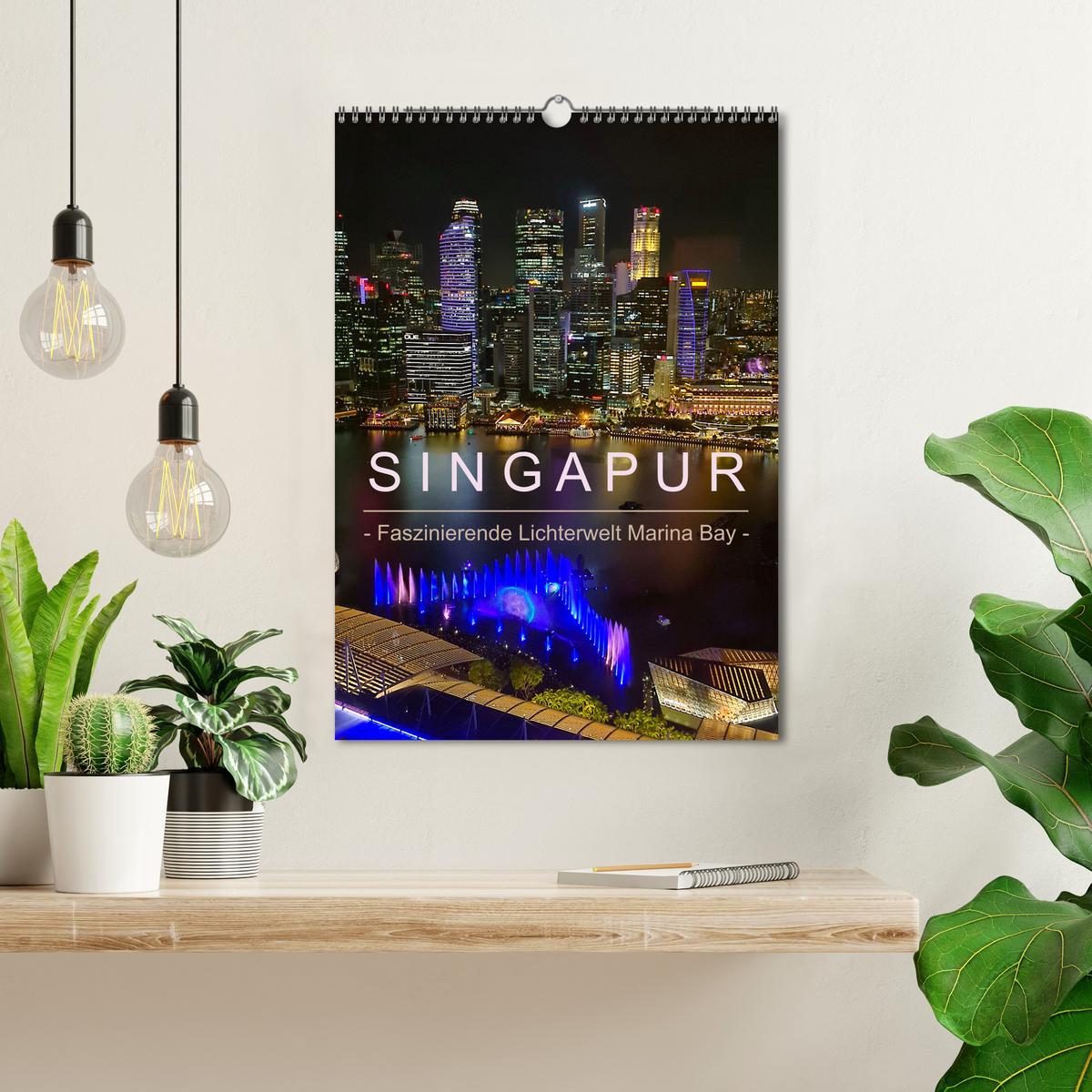 Bild: 9783457225400 | Singapur - Faszinierende Lichterwelt Marina Bay (Wandkalender 2025...