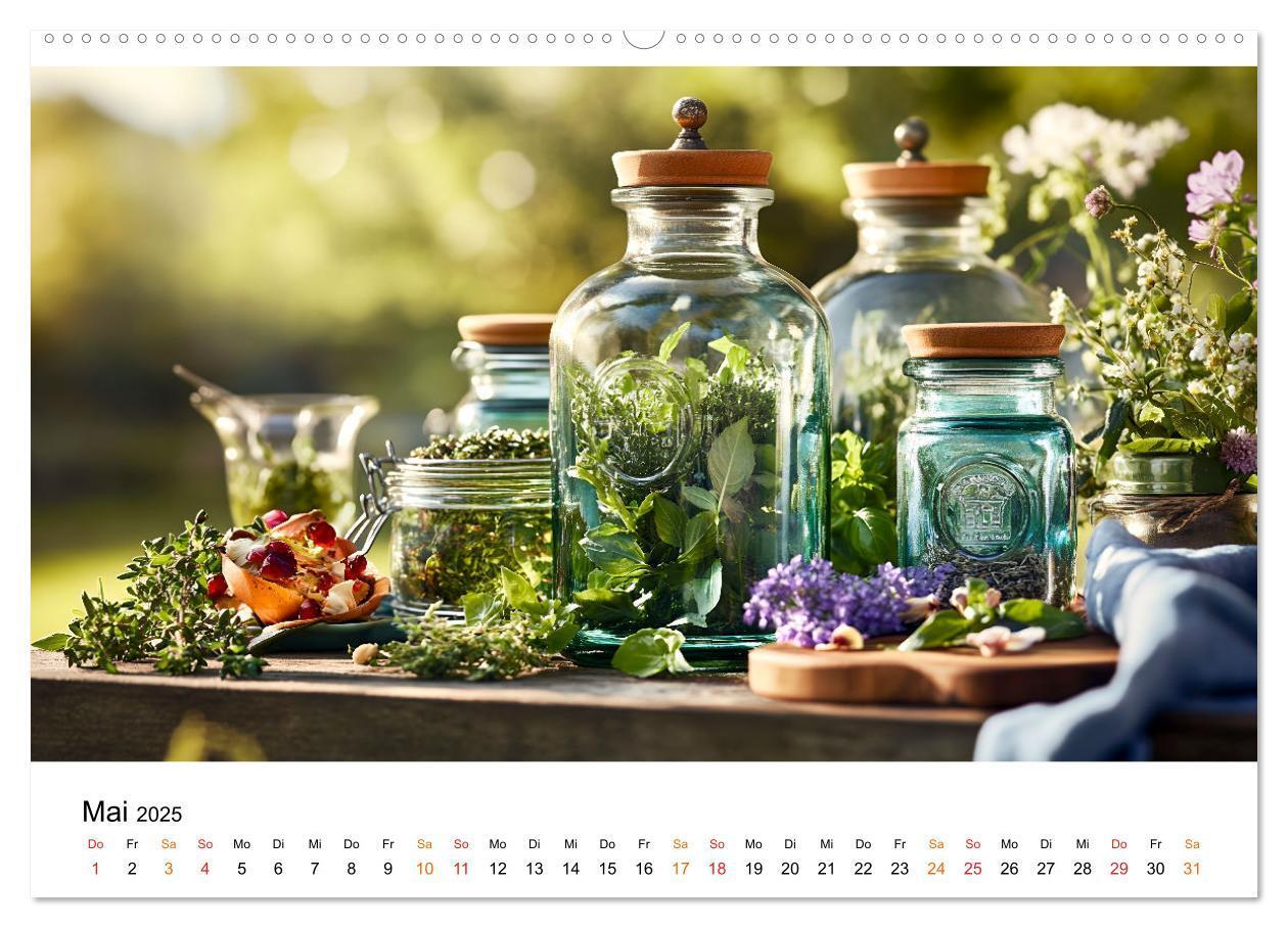 Bild: 9783457235539 | Küchenkalender Glaswerk (Wandkalender 2025 DIN A2 quer), CALVENDO...