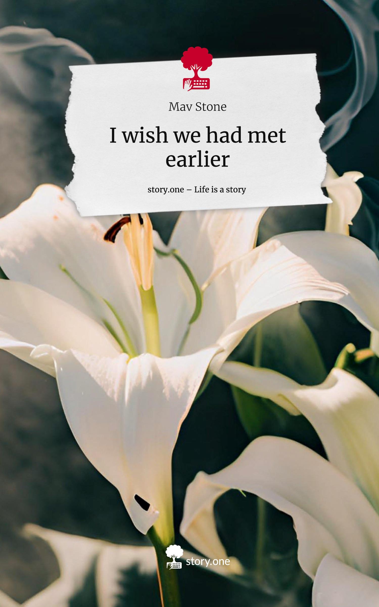 Cover: 9783711573377 | I wish we had met earlier. Life is a Story - story.one | Mav Stone