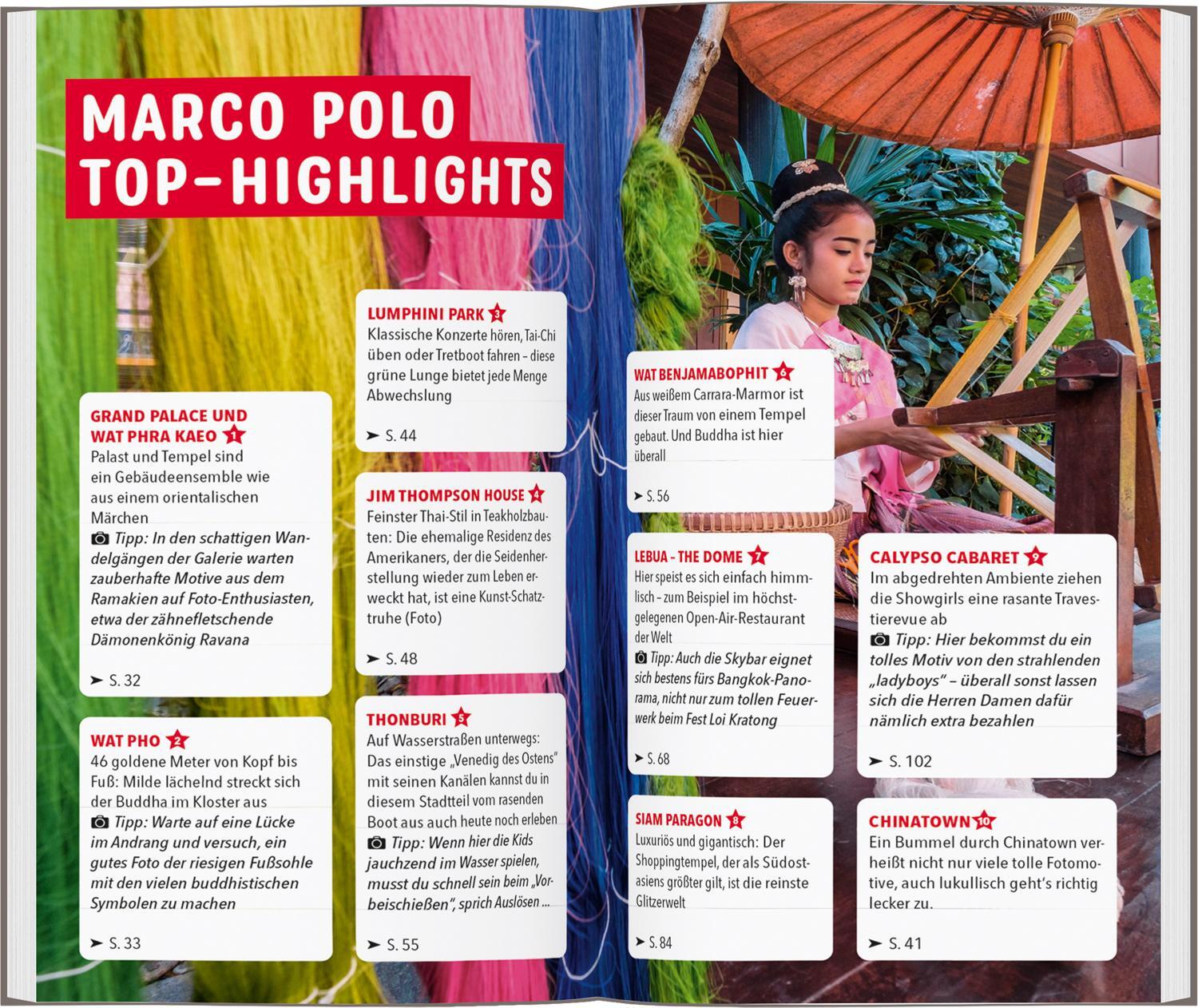 Bild: 9783829731485 | MARCO POLO Reiseführer Bangkok | Martina Miethig (u. a.) | Taschenbuch