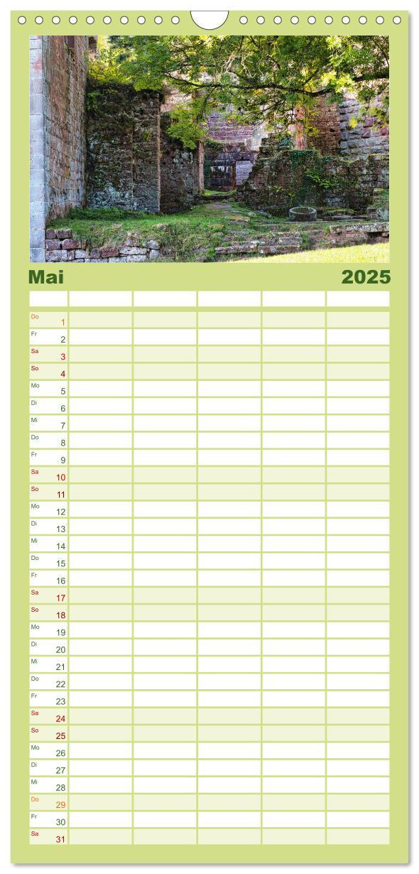 Bild: 9783457096437 | Familienplaner 2025 - Burg Wildenberg mit 5 Spalten (Wandkalender,...