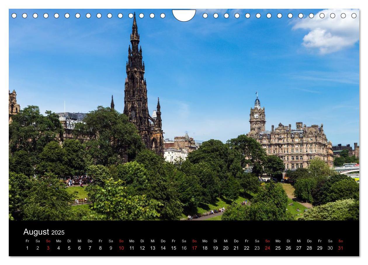 Bild: 9783435693283 | Faszination Edinburgh (Wandkalender 2025 DIN A4 quer), CALVENDO...