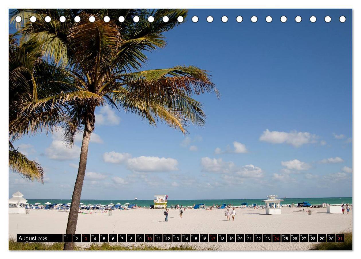 Bild: 9783435742820 | Miami und Florida (Tischkalender 2025 DIN A5 quer), CALVENDO...