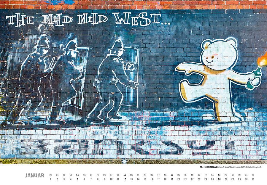 Bild: 9783966648066 | Banksy Kalender 2025 | Banksy | Kalender | Spiralbindung | 14 S.