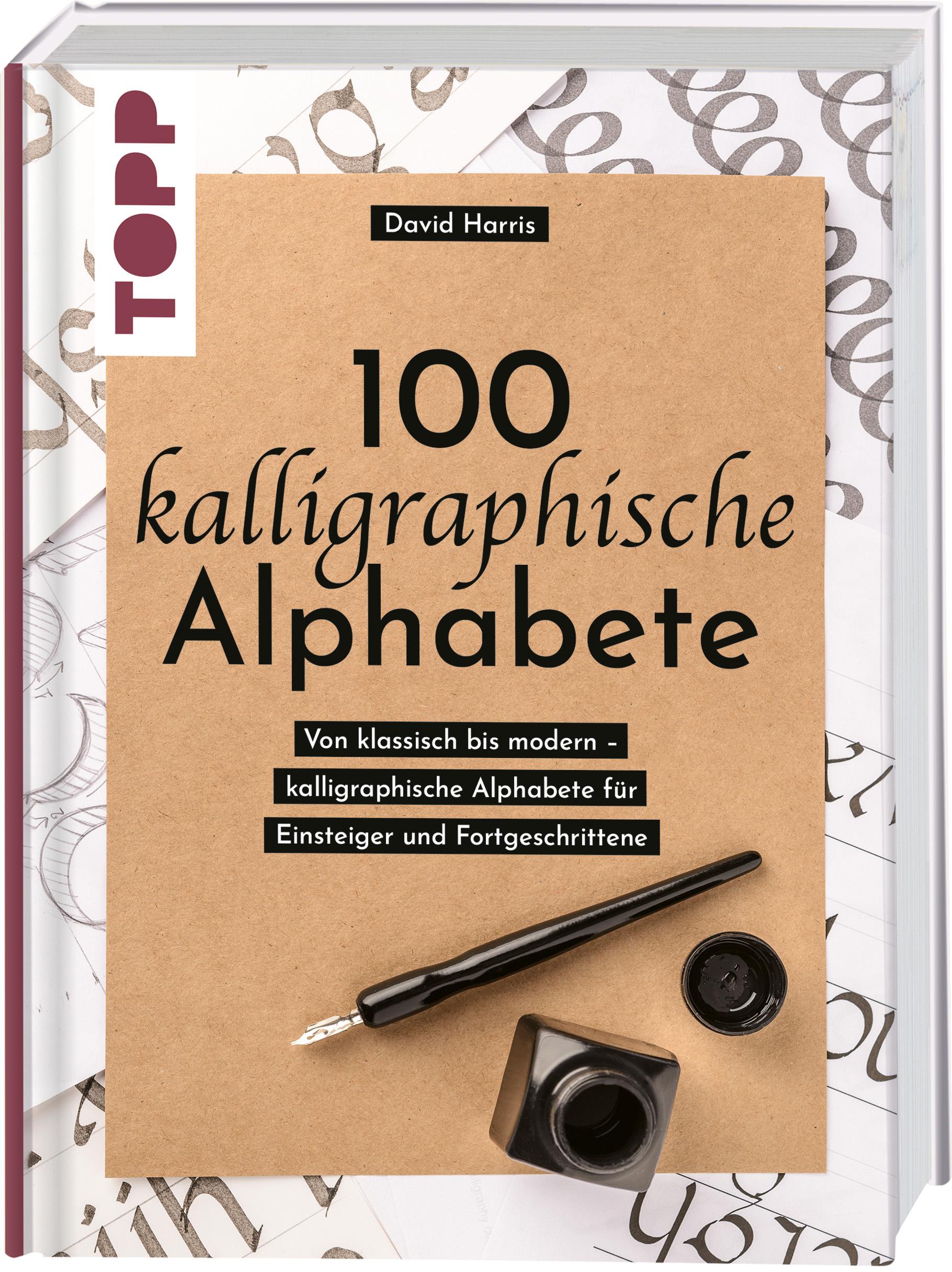 Cover: 9783735880697 | 100 kalligraphische Alphabete | David Harris | Buch | 256 S. | Deutsch