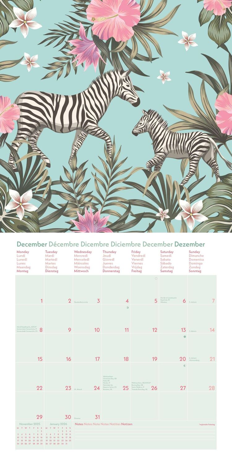 Bild: 4002725981752 | GreenLine Jungle 2025 - Wand-Kalender - Broschüren-Kalender - 30x30...