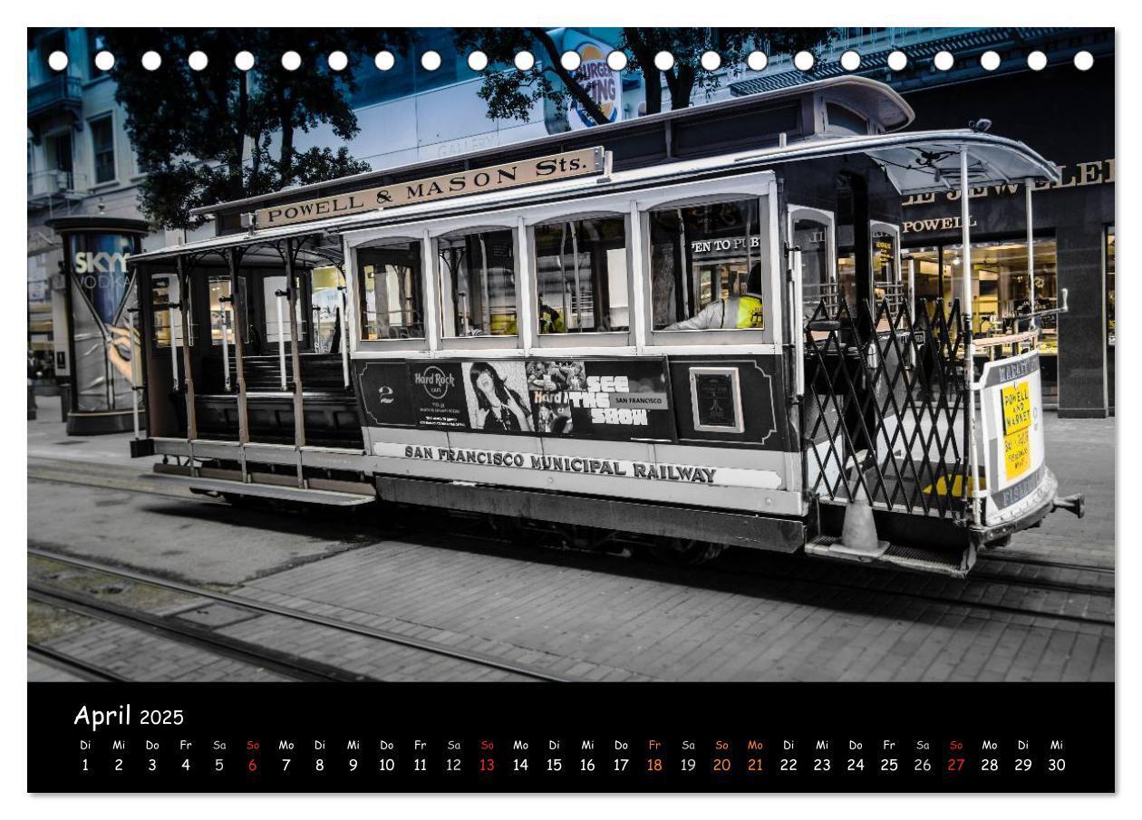 Bild: 9783435787234 | San Francisco - street view (Tischkalender 2025 DIN A5 quer),...