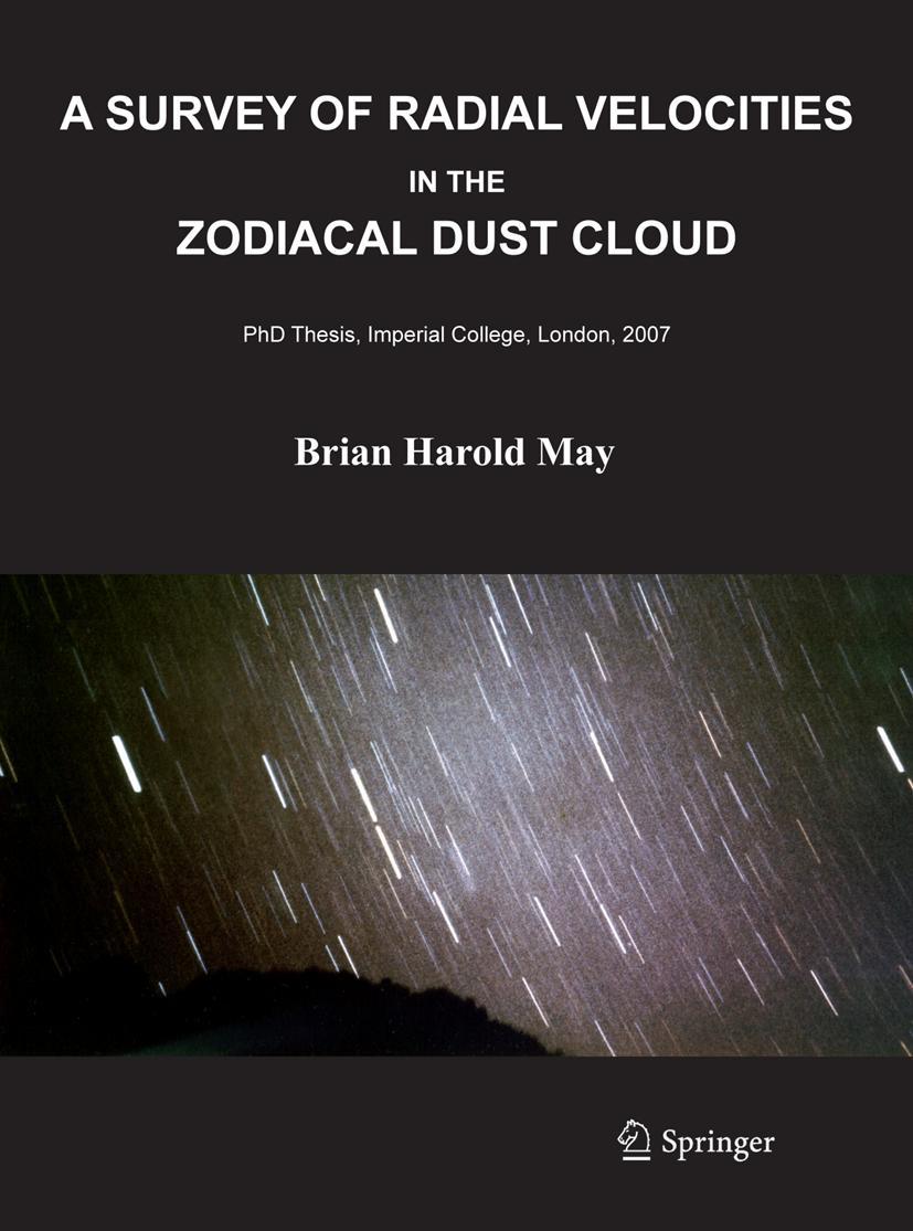 Cover: 9780387777054 | A Survey of Radial Velocities in the Zodiacal Dust Cloud | Brian May