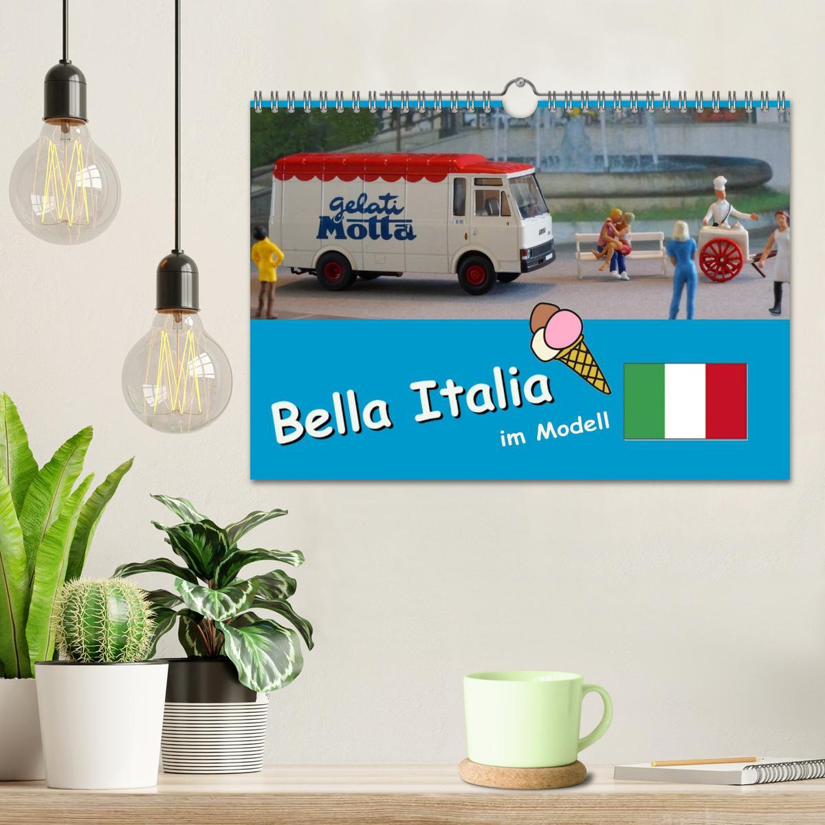 Bild: 9783435120918 | Bella Italia im Modell (Wandkalender 2025 DIN A4 quer), CALVENDO...