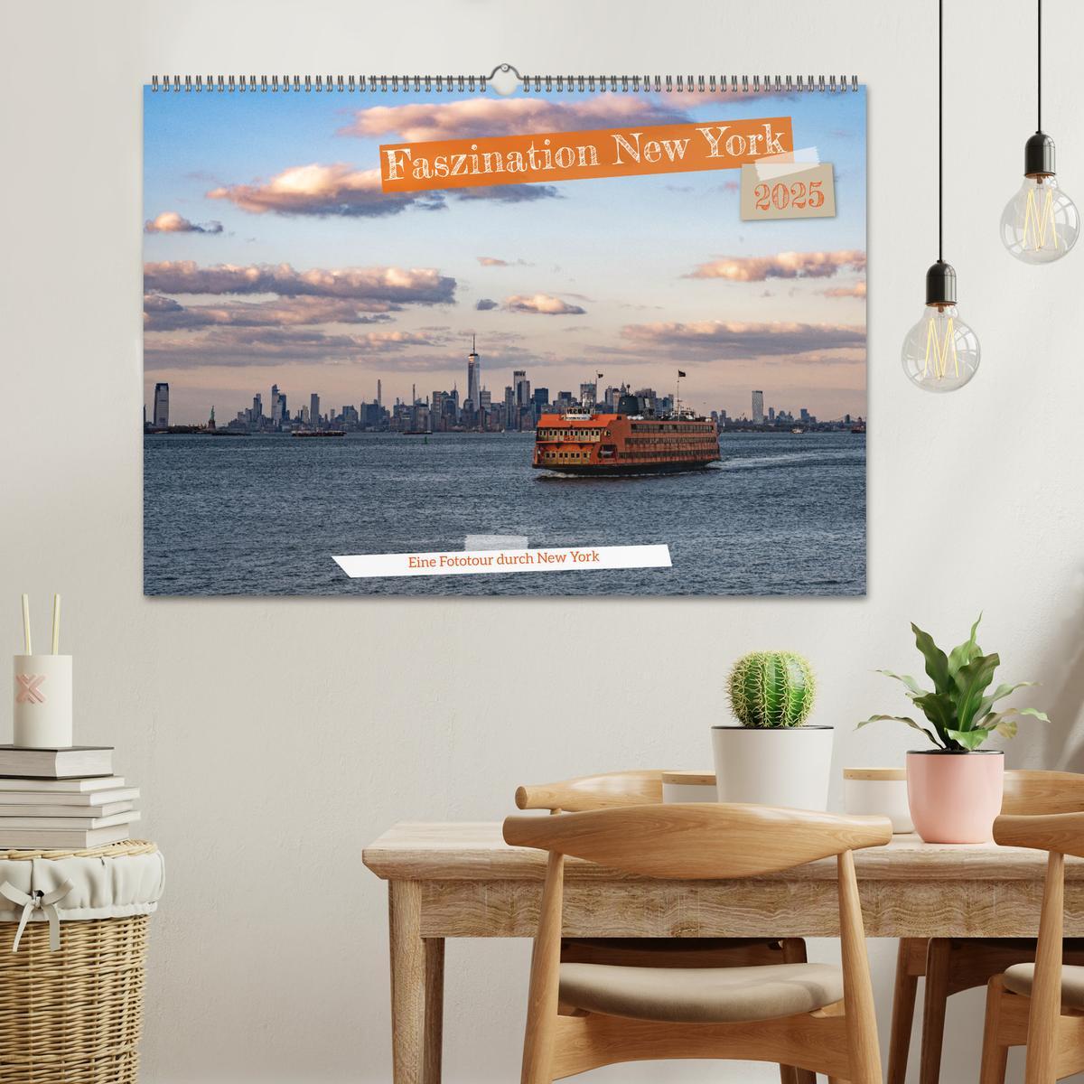 Bild: 9783435013807 | Faszination New York (Wandkalender 2025 DIN A2 quer), CALVENDO...