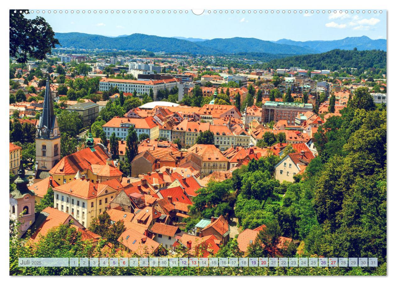 Bild: 9783383850998 | Ljubljana - Sloweniens wunderschöne Hauptstadt (Wandkalender 2025...