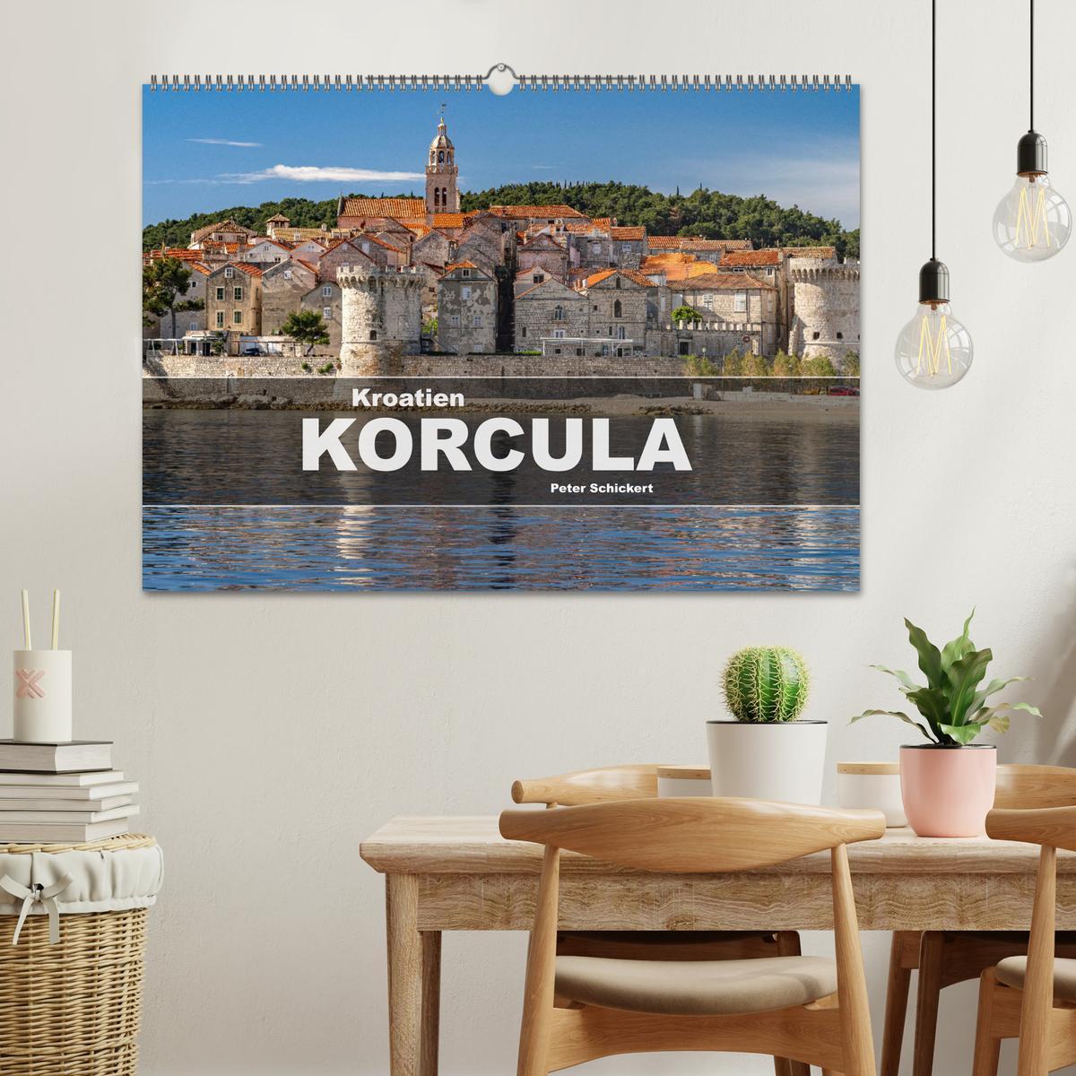 Bild: 9783457148808 | Kroatien - Korcula (Wandkalender 2025 DIN A2 quer), CALVENDO...