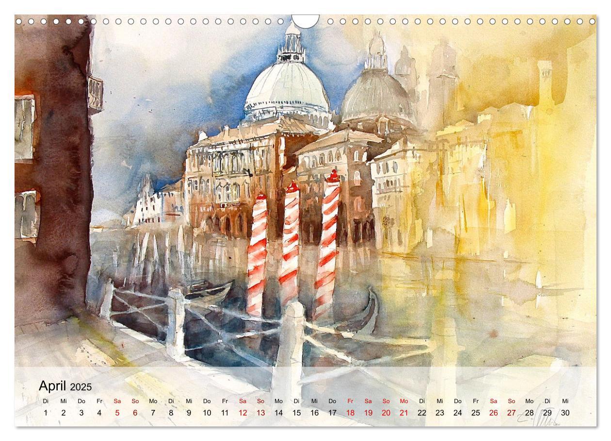 Bild: 9783383839573 | Aquarell auf Reisen - mit Eckard Funck (Wandkalender 2025 DIN A3...