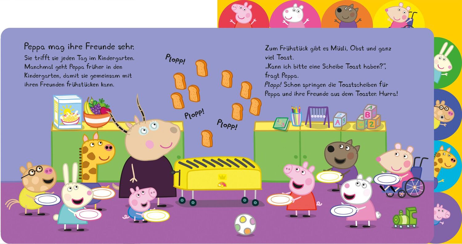 Bild: 9783833245749 | Peppa Pig: Peppa und ihre Freunde | Pappbilderbuch mit Register | Buch