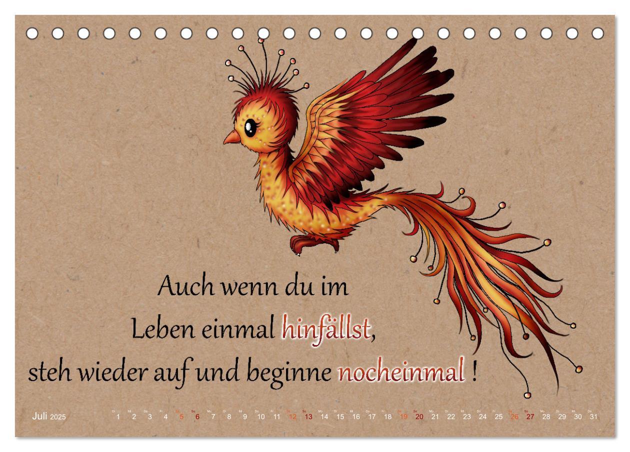 Bild: 9783435049929 | Motiviert durchs Leben (Tischkalender 2025 DIN A5 quer), CALVENDO...