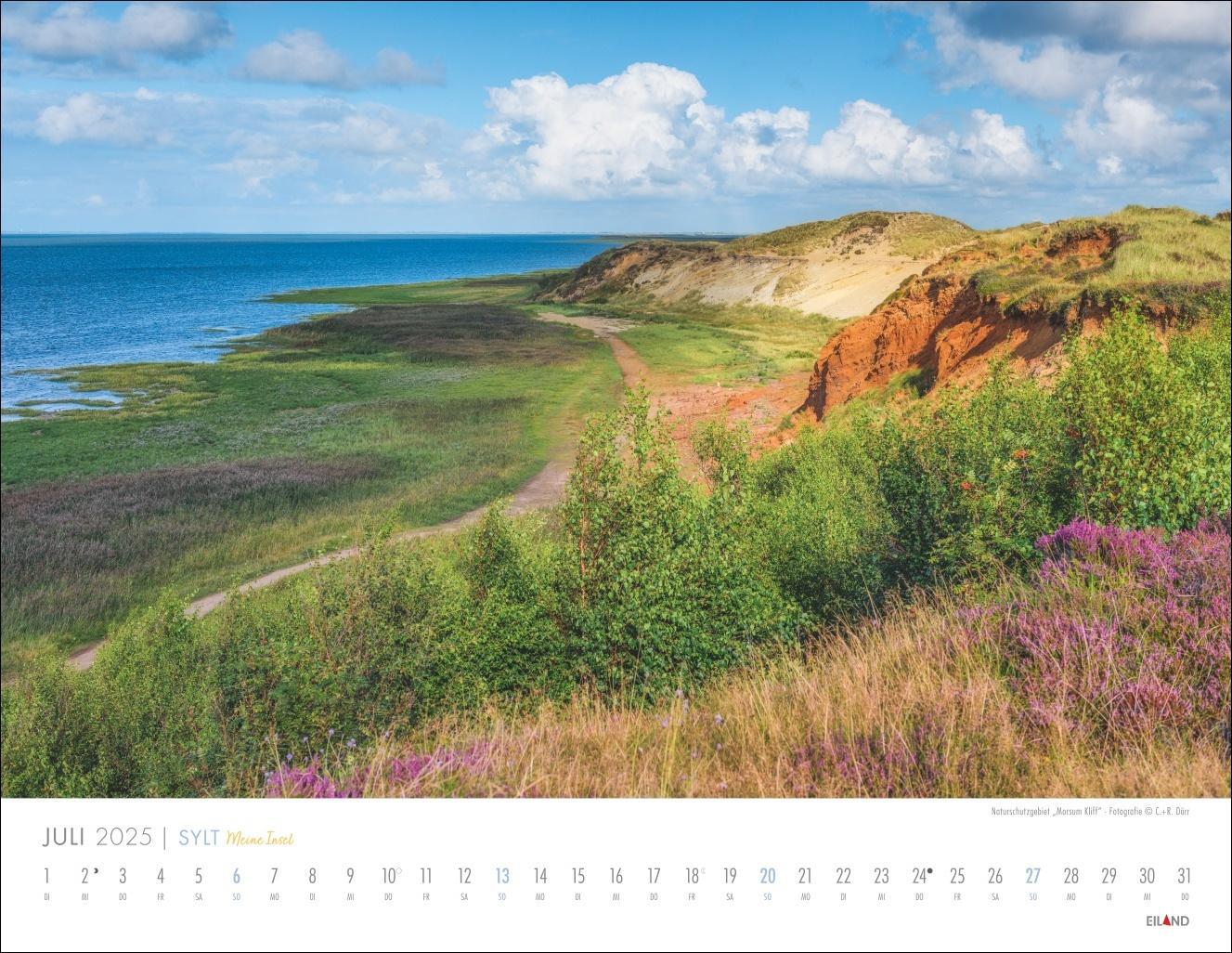 Bild: 9783964023537 | Sylt - Meine Insel Kalender 2025 | Eiland | Kalender | Spiralbindung