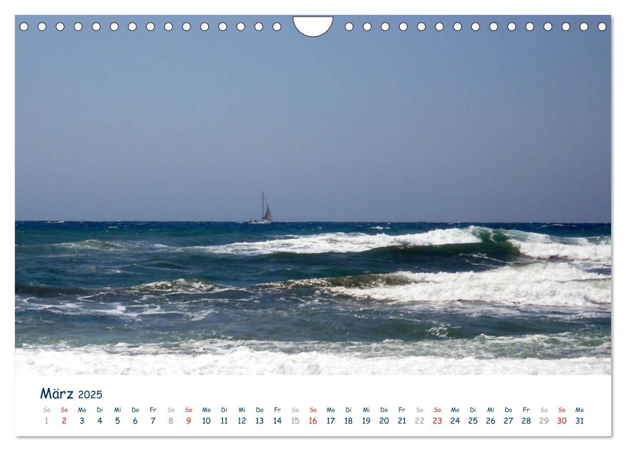 Bild: 9783435684557 | COSTA DEL SOL - Wellenspiel (Wandkalender 2025 DIN A4 quer),...