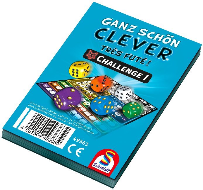 Cover: 4001504493639 | Ganz schön clever / Tres fute Challenge I (Spiel) | Spiel | 49363