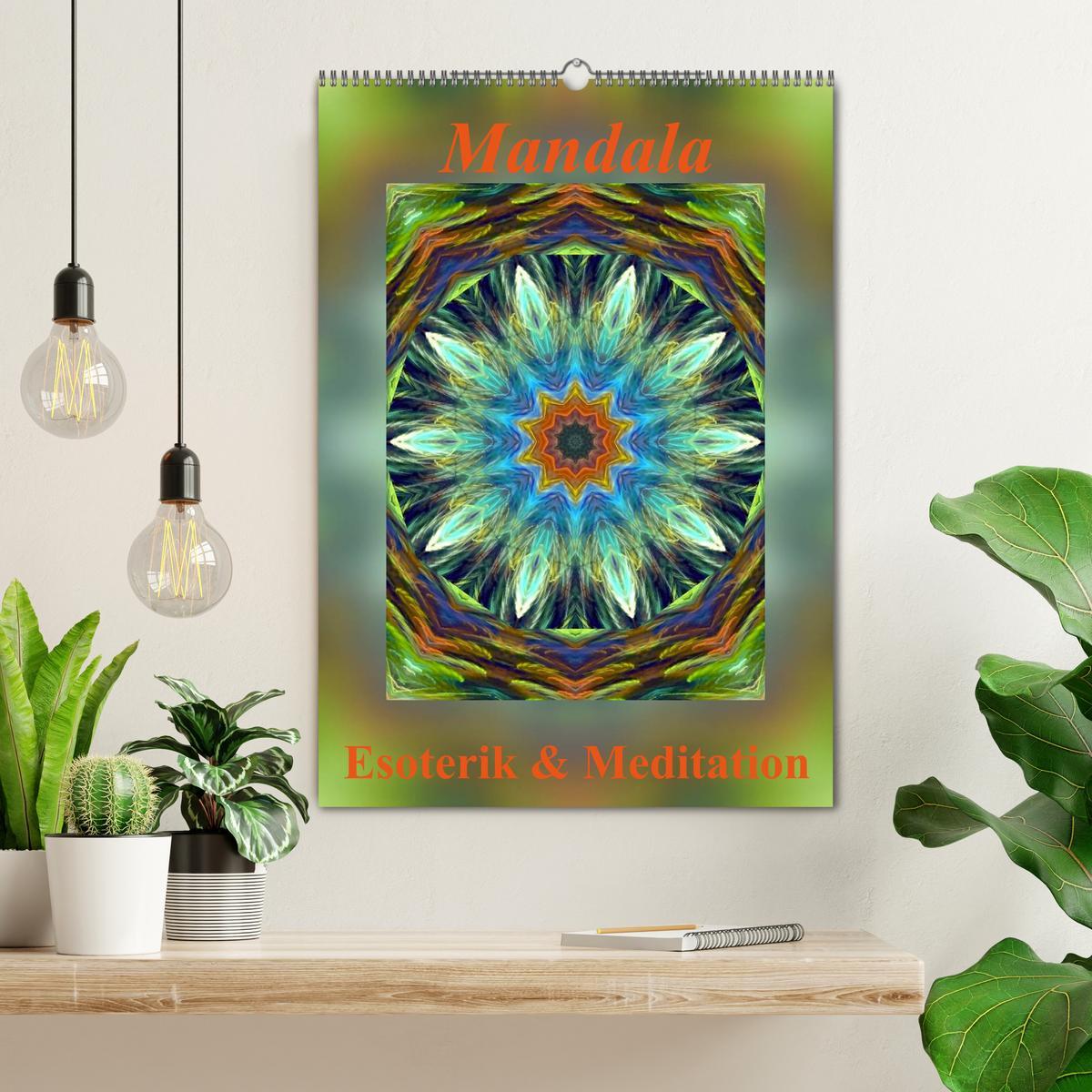 Bild: 9783457085202 | Mandala - Esoterik &amp; Meditation (Wandkalender 2025 DIN A2 hoch),...