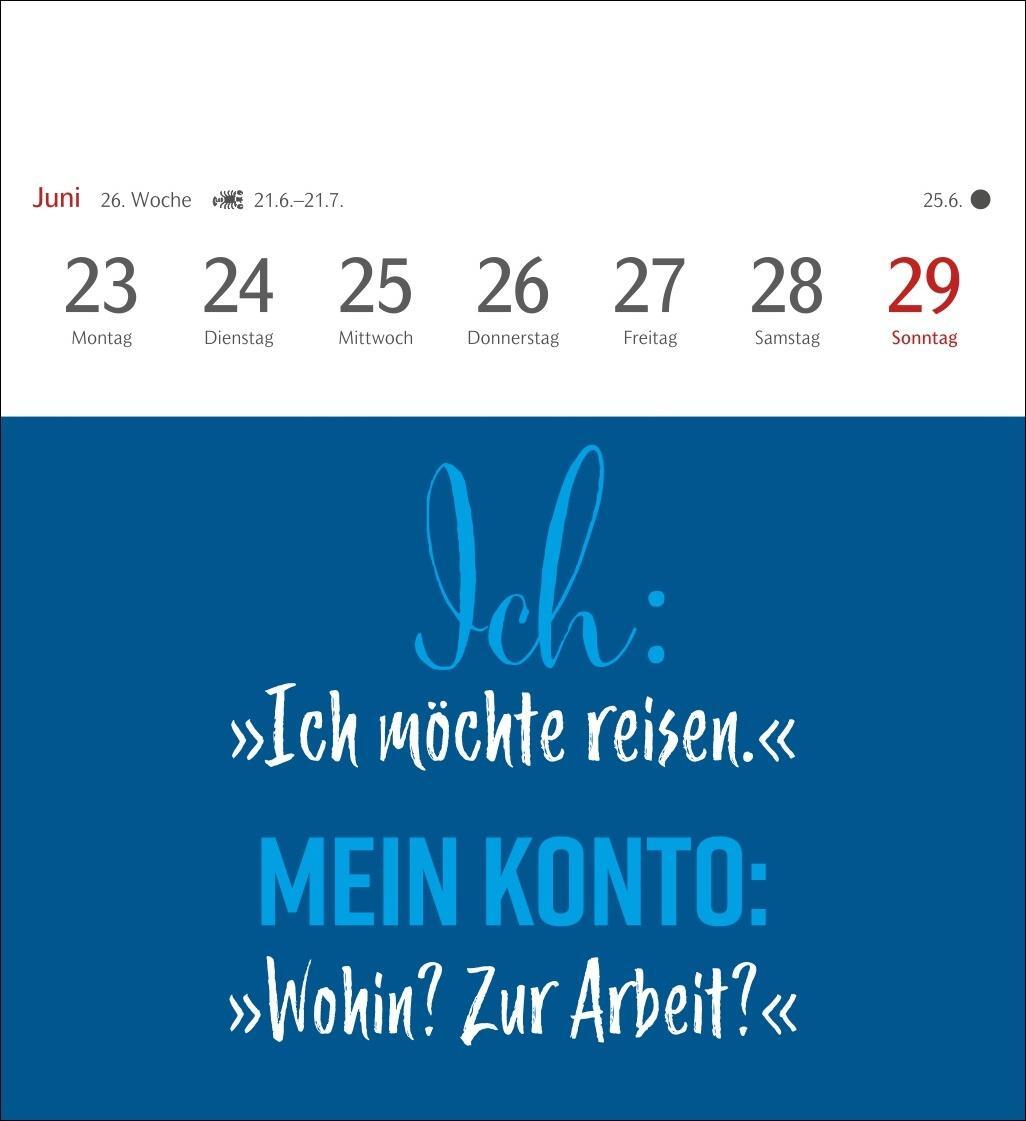 Bild: 9783840034800 | Typo-Sprüche-Kalender Postkartenkalender 2025 - Wochenkalender mit...