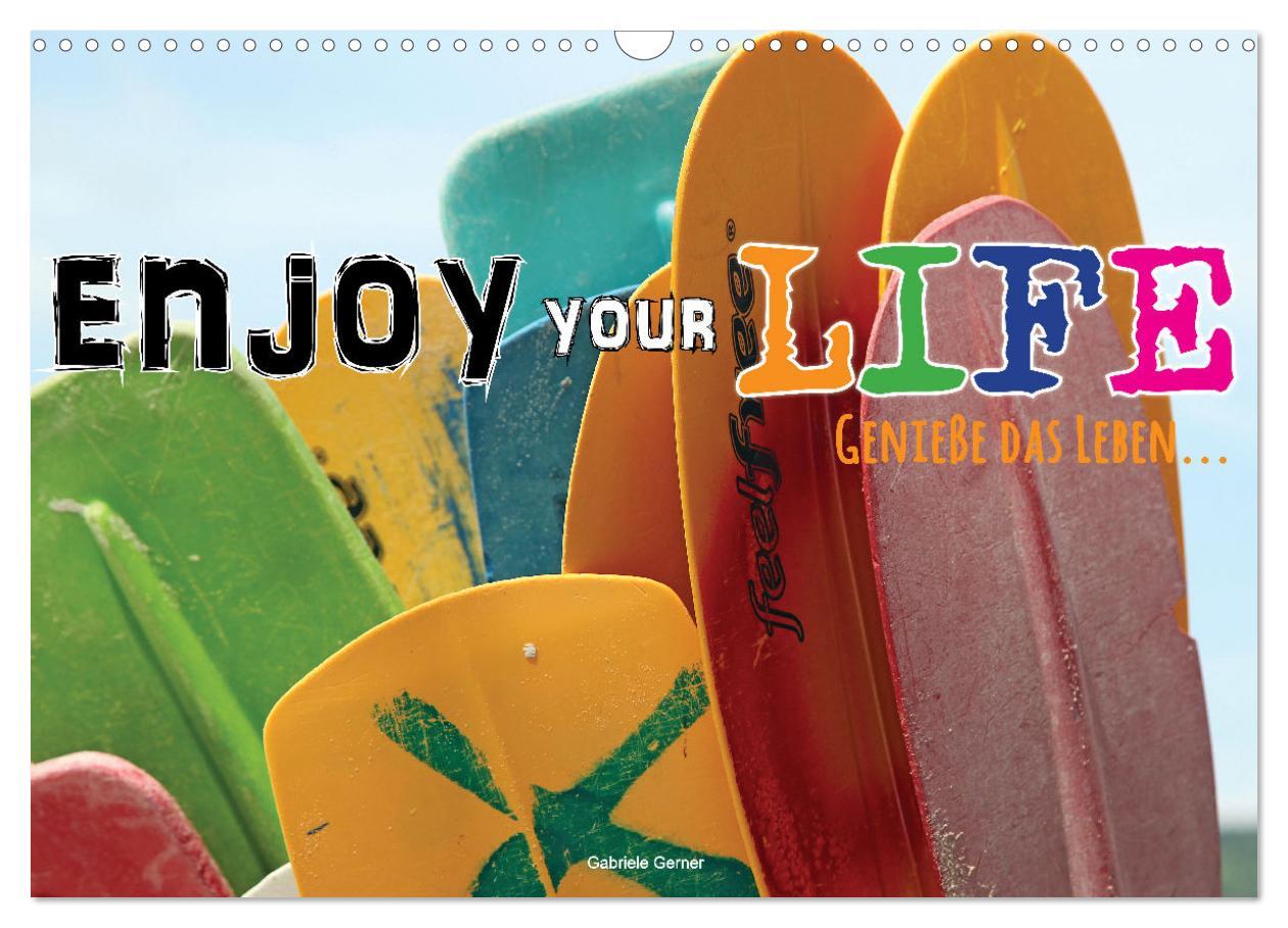 Cover: 9783457179161 | Enjoy your life - Genieße das Leben (Wandkalender 2025 DIN A3...