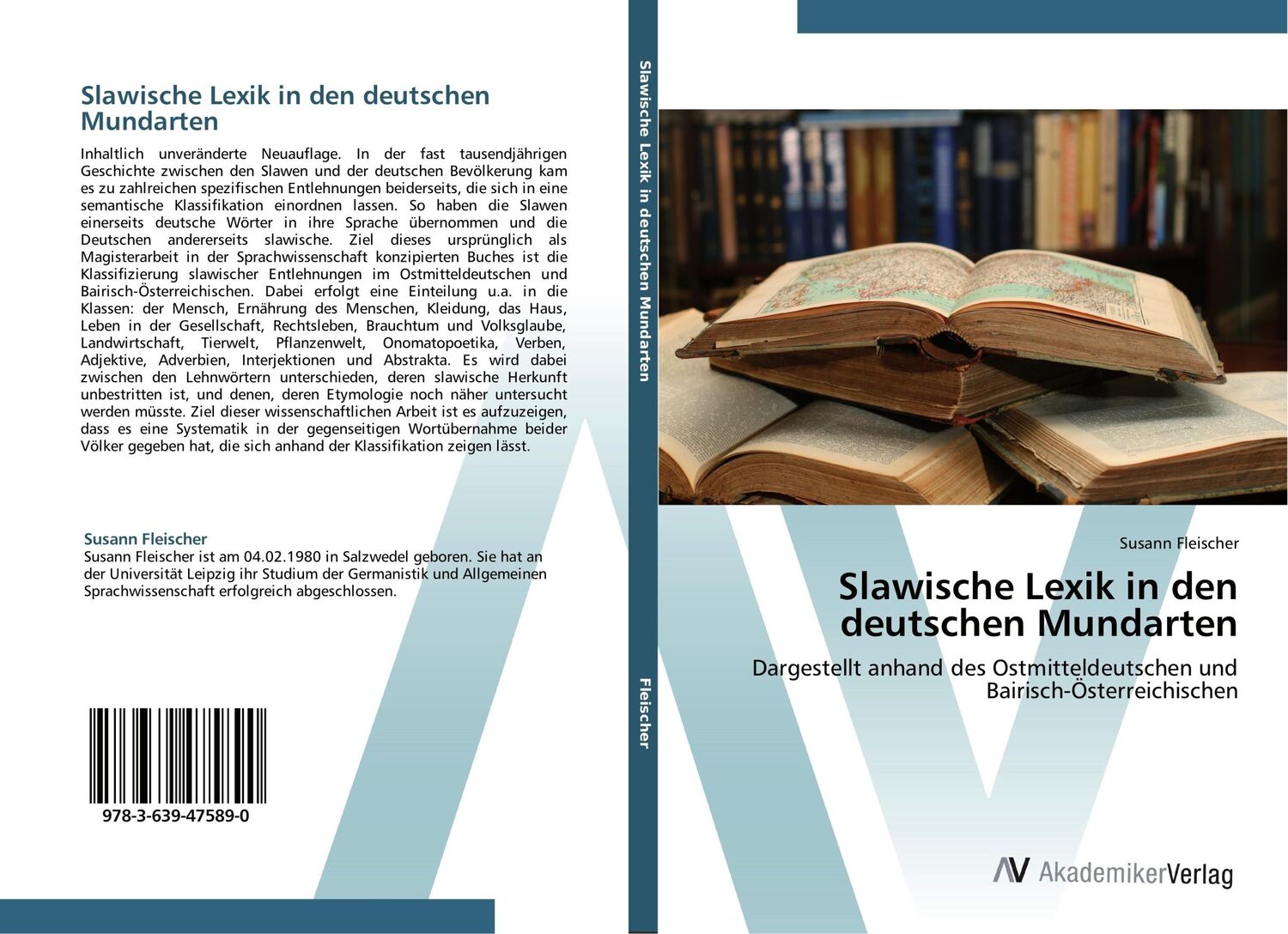 Cover: 9783639475890 | Slawische Lexik in den deutschen Mundarten | Susann Fleischer | Buch