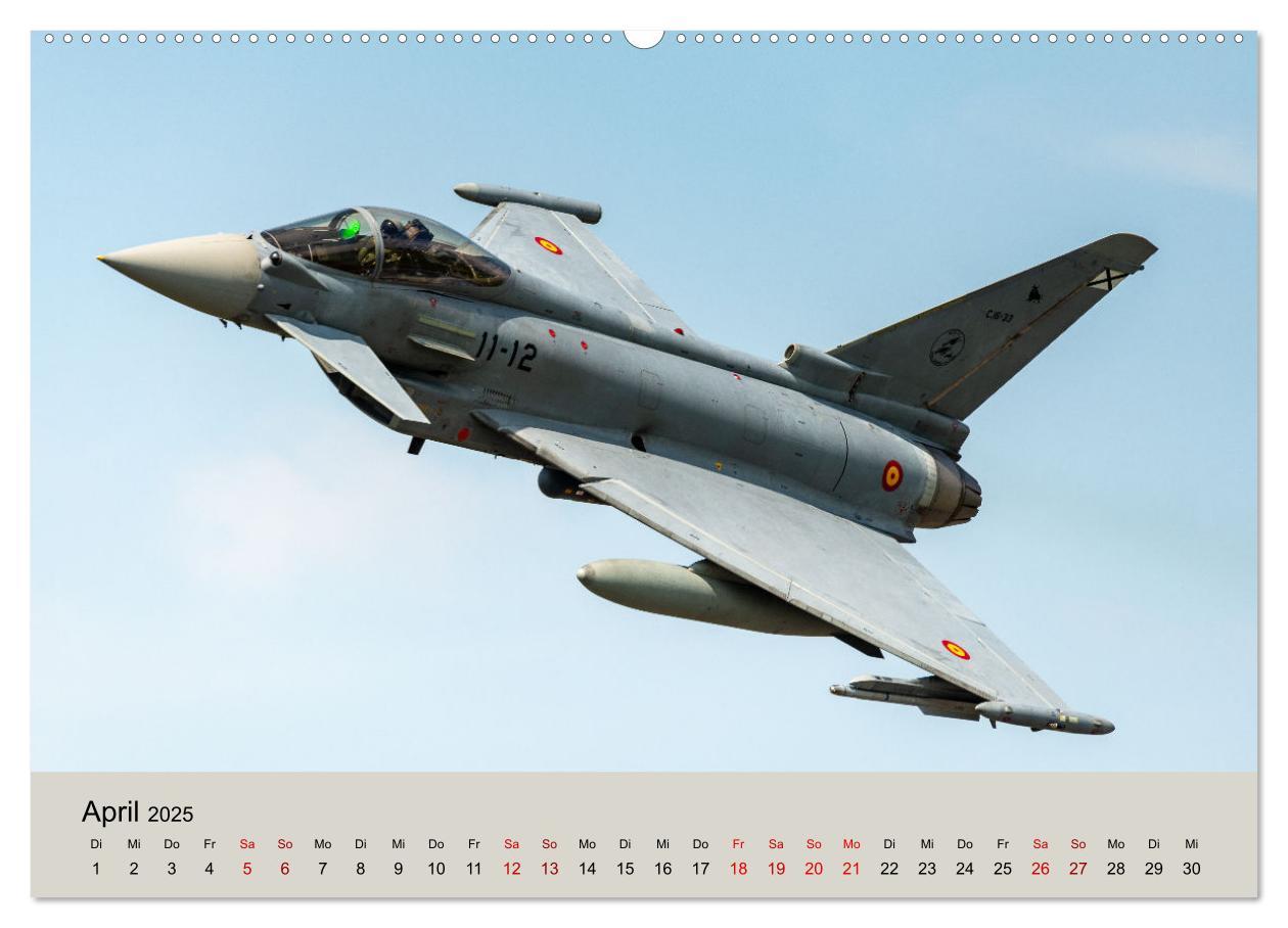 Bild: 9783435177653 | Kampfjet Eurofighter Typhoon (Wandkalender 2025 DIN A2 quer),...