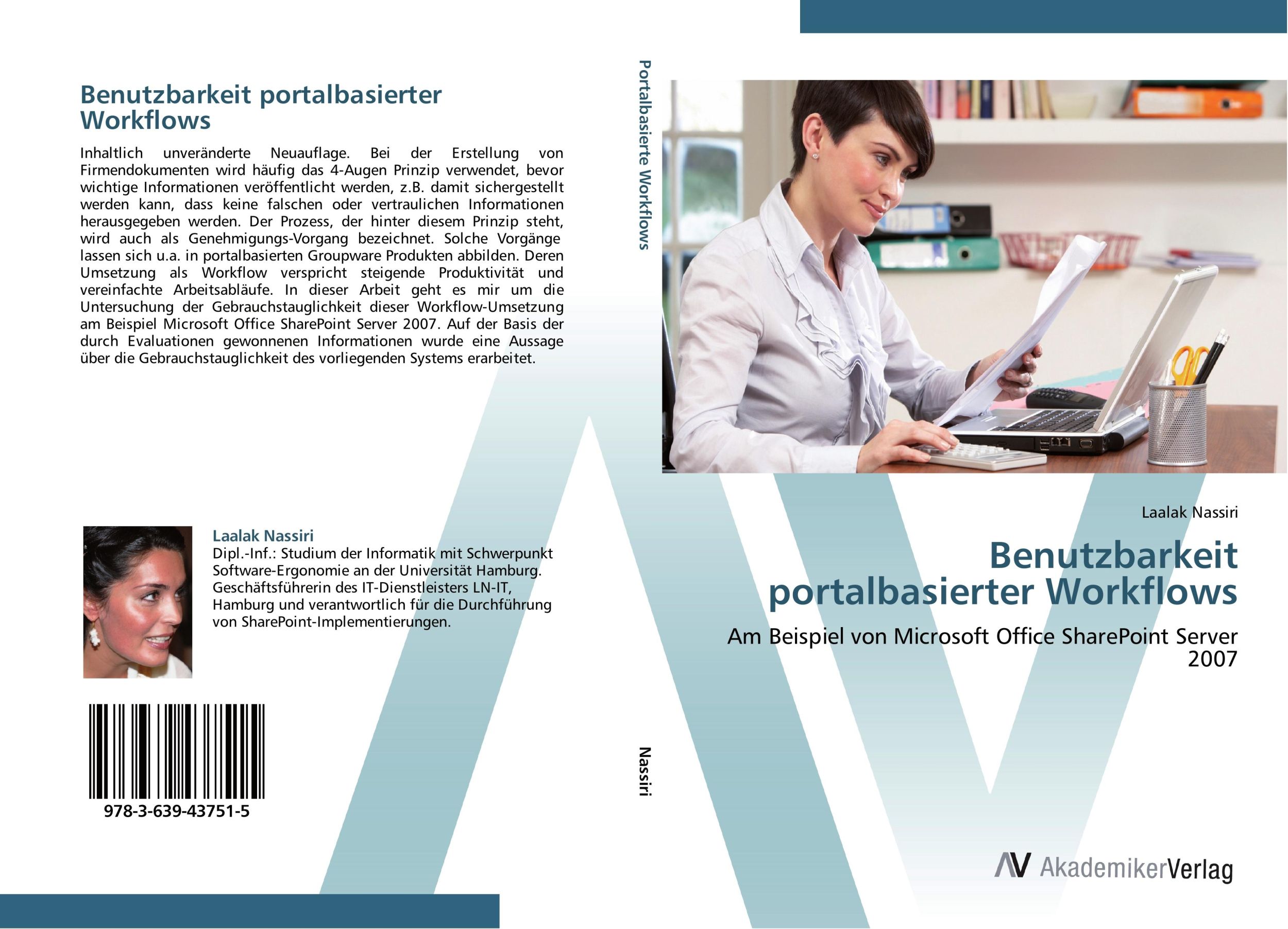 Cover: 9783639437515 | Benutzbarkeit portalbasierter Workflows | Laalak Nassiri | Taschenbuch