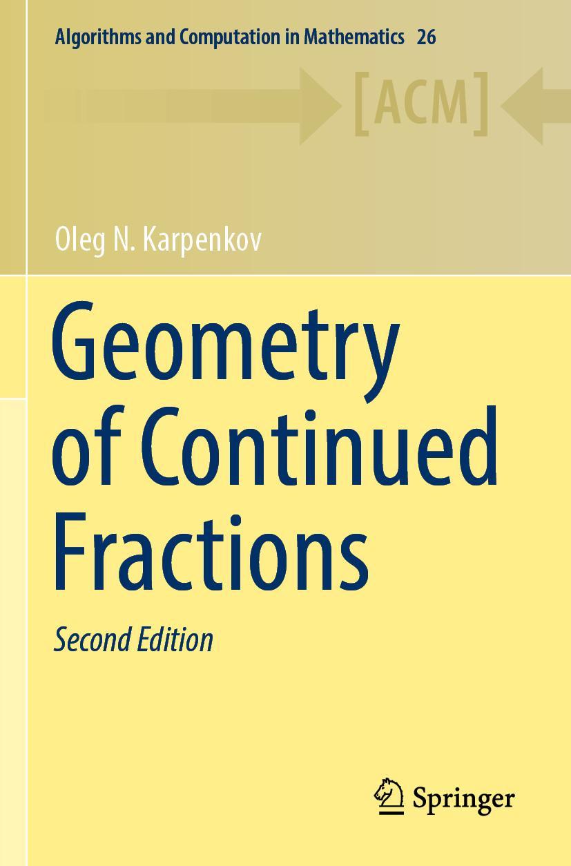 Cover: 9783662652794 | Geometry of Continued Fractions | Oleg N. Karpenkov | Taschenbuch | xx