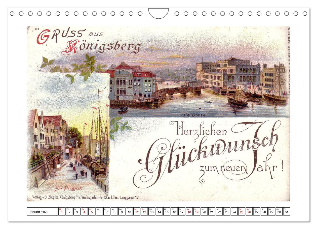 Bild: 9783435326594 | Gruss aus Königsberg (Wandkalender 2025 DIN A4 quer), CALVENDO...