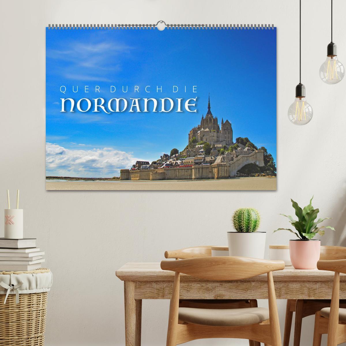 Bild: 9783435680139 | Quer durch die Normandie (Wandkalender 2025 DIN A2 quer), CALVENDO...